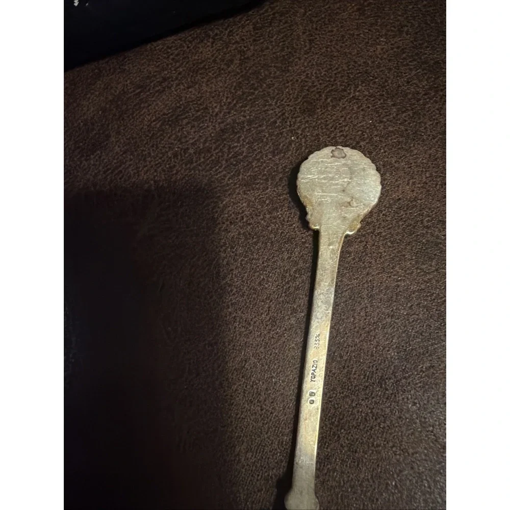In Hoc Signo Vinces Masonic Home Souvenir Spoon Collectible Topazio